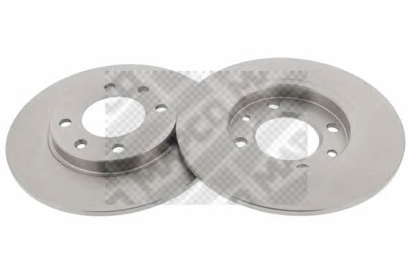 Mapco 15426/2 Rear brake disc, non-ventilated 154262