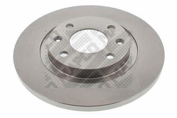 Mapco 15430 Unventilated front brake disc 15430