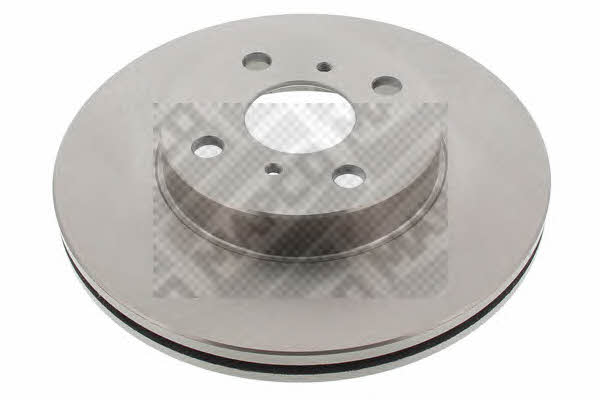 Mapco 15554 Front brake disc ventilated 15554