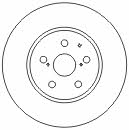 Mapco 15566 Rear brake disc, non-ventilated 15566