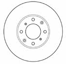 Mapco 15601 Unventilated front brake disc 15601