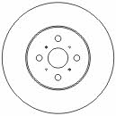 Mapco 15617 Rear brake disc, non-ventilated 15617