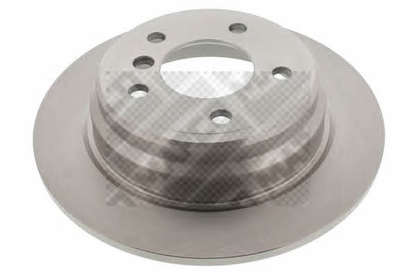 Mapco 15652 Rear brake disc, non-ventilated 15652