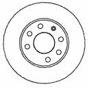Mapco 15672 Unventilated front brake disc 15672