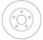 Mapco 15724 Rear brake disc, non-ventilated 15724