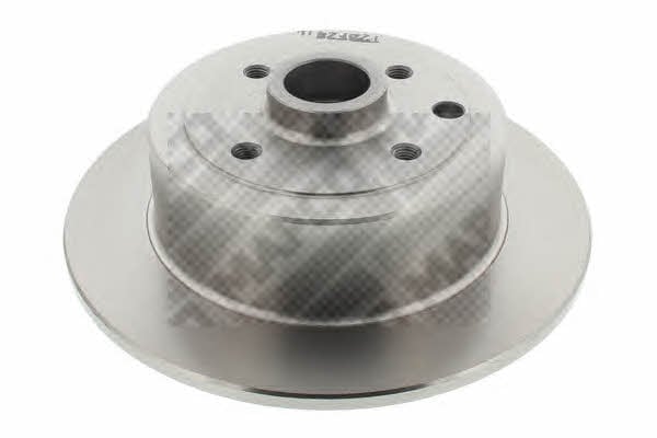 Mapco 15747 Rear brake disc, non-ventilated 15747