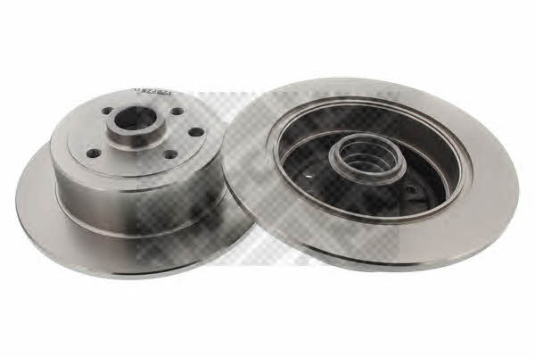 Mapco 15747/2 Rear brake disc, non-ventilated 157472
