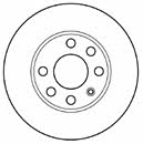 Mapco 15749 Unventilated front brake disc 15749