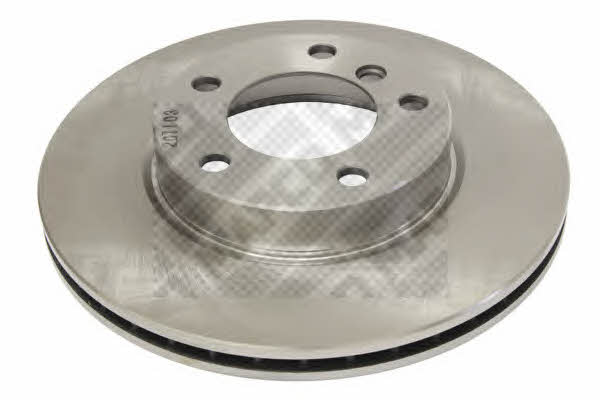 Mapco 15761 Front brake disc ventilated 15761