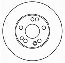 Mapco 15797 Front brake disc ventilated 15797