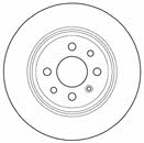 Mapco 15847 Rear brake disc, non-ventilated 15847