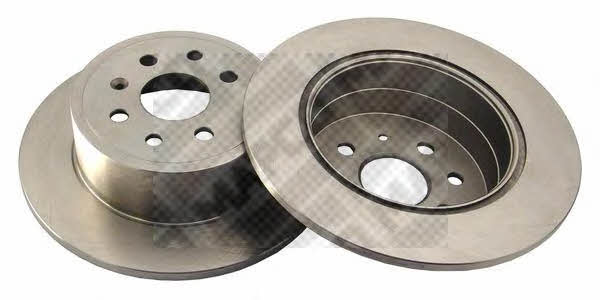 Mapco 15847/2 Rear brake disc, non-ventilated 158472