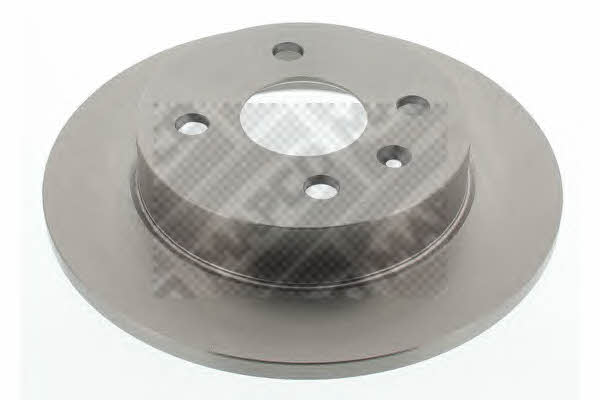 Mapco 15858 Rear brake disc, non-ventilated 15858