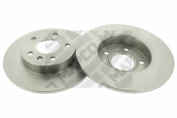 Mapco 15859/2 Rear brake disc, non-ventilated 158592