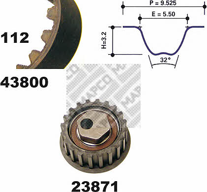  23800 Timing Belt Kit 23800