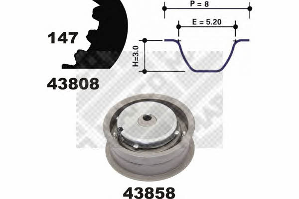 Mapco 23826 Timing Belt Kit 23826