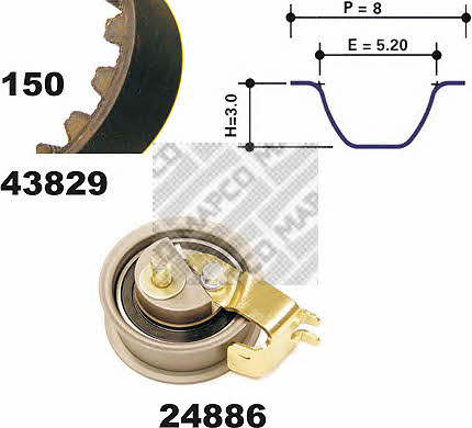  23829 Timing Belt Kit 23829