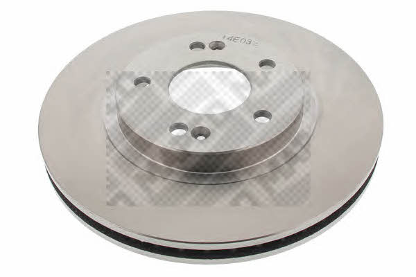 Mapco 25519 Front brake disc ventilated 25519