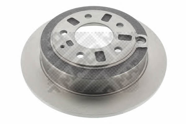 Mapco 25533 Rear brake disc, non-ventilated 25533