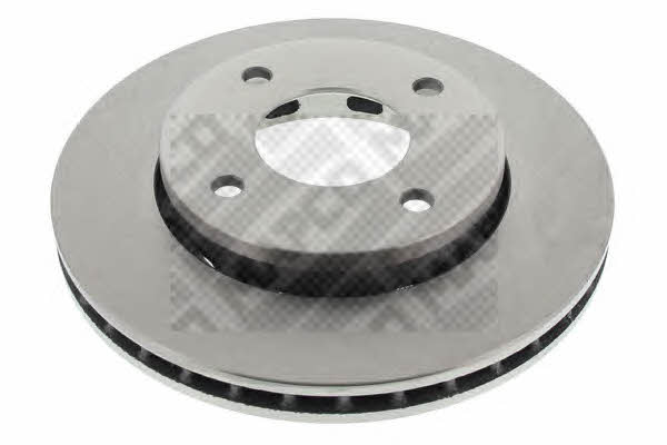 Mapco 25589 Front brake disc ventilated 25589