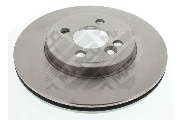 Mapco 25657 Front brake disc ventilated 25657