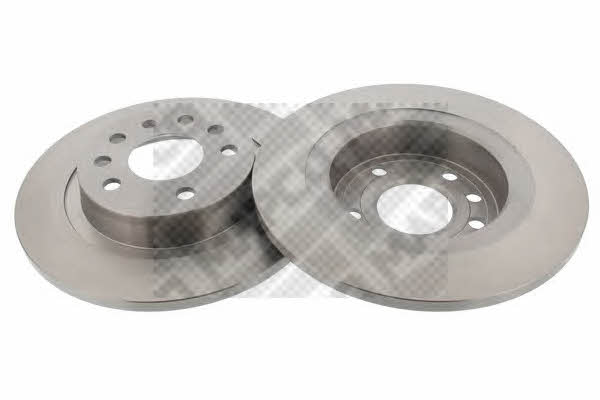 Mapco 25705/2 Rear brake disc, non-ventilated 257052
