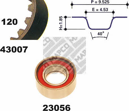 Mapco 23007 Timing Belt Kit 23007
