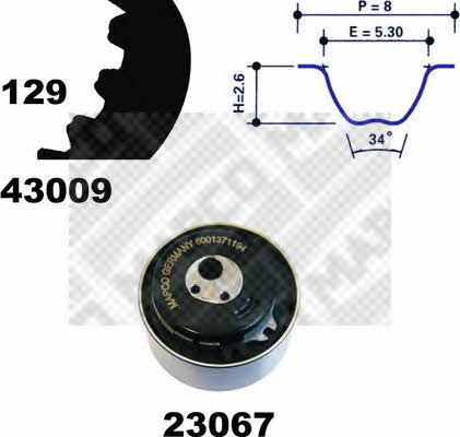 Mapco 23009 Timing Belt Kit 23009