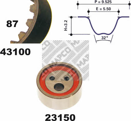  23100 Timing Belt Kit 23100