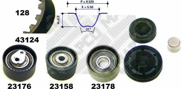 Mapco 23124 Timing Belt Kit 23124