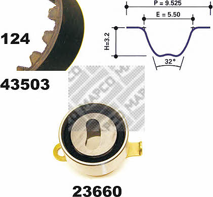 Mapco 23503 Timing Belt Kit 23503