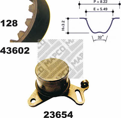 Mapco 23602 Timing Belt Kit 23602