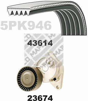Mapco 23614 Drive belt kit 23614