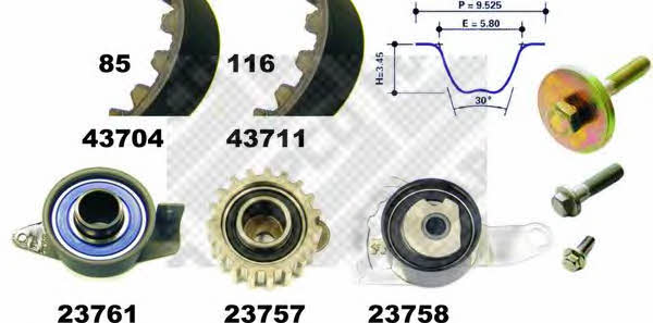 Mapco 23712 Timing Belt Kit 23712