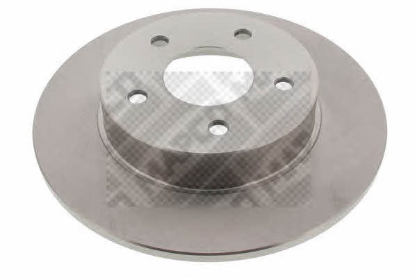 Mapco 45512 Rear brake disc, non-ventilated 45512