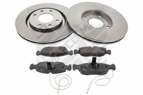  47451 Front ventilated brake discs with pads, set 47451