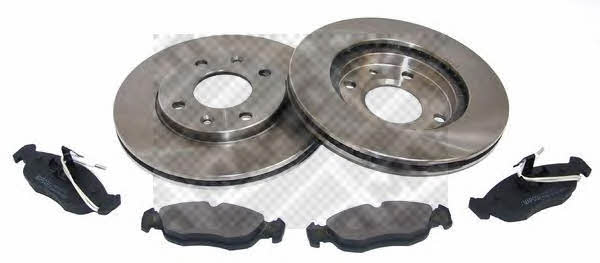  47454 Front ventilated brake discs with pads, set 47454