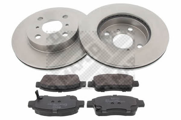  47505 Front ventilated brake discs with pads, set 47505