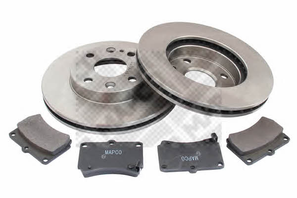 Mapco 47535 Front ventilated brake discs with pads, set 47535