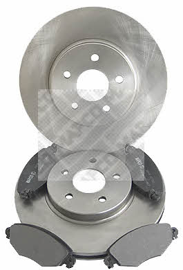 Mapco 47659 Front ventilated brake discs with pads, set 47659