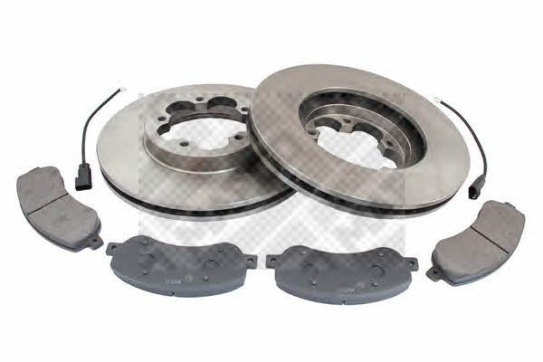 47667 Front ventilated brake discs with pads, set 47667