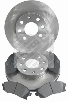 Mapco 47672 Front ventilated brake discs with pads, set 47672