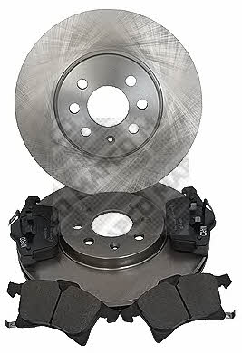 Mapco 47694 Front ventilated brake discs with pads, set 47694