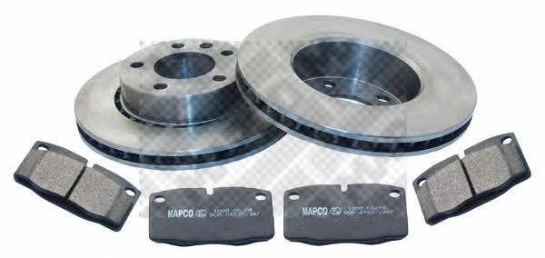 Mapco 47759 Front ventilated brake discs with pads, set 47759