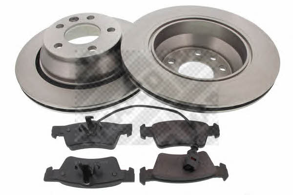  47778 Rear ventilated brake discs with pads, set 47778