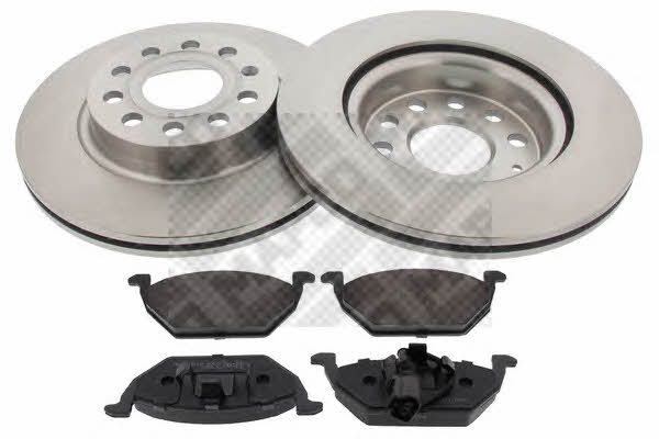  47832 Front ventilated brake discs with pads, set 47832