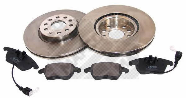 Mapco 47833 Front ventilated brake discs with pads, set 47833