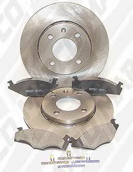 Mapco 47853 Front ventilated brake discs with pads, set 47853