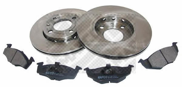 Mapco 47867 Front ventilated brake discs with pads, set 47867