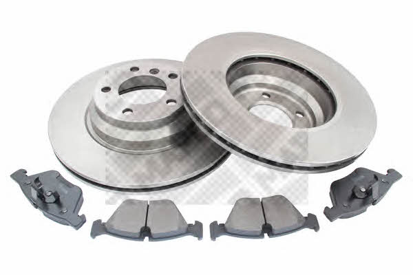 Mapco 47871 Front ventilated brake discs with pads, set 47871